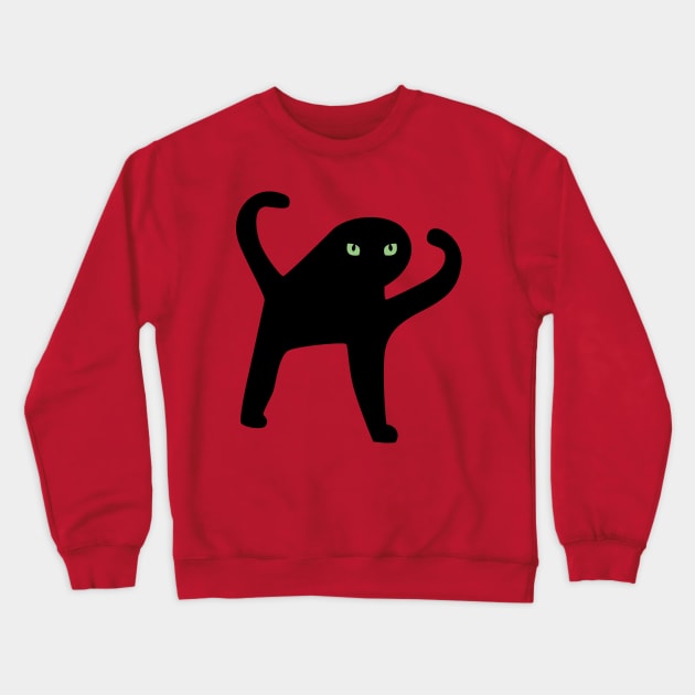 Angry as Heck Cat Meme Crewneck Sweatshirt by Sashen